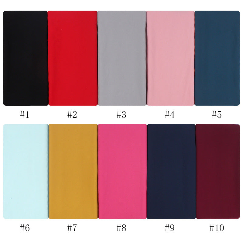 Chiffon Hijab Scarf – Monochrome Pearl 70x180cm