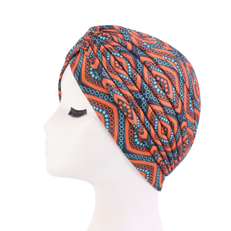 Cross Turban Hijab – Ladies Fashion Headwrap Cap
