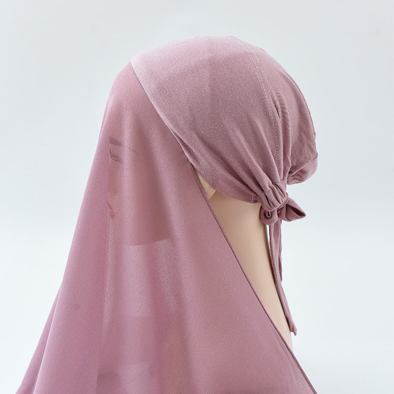 Sunscreen Hijab Hat – Adjustable Sun Protection Veil