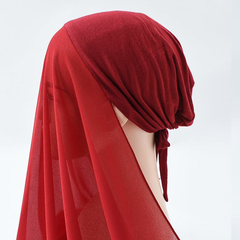 Sunscreen Hijab Hat – Adjustable Sun Protection Veil