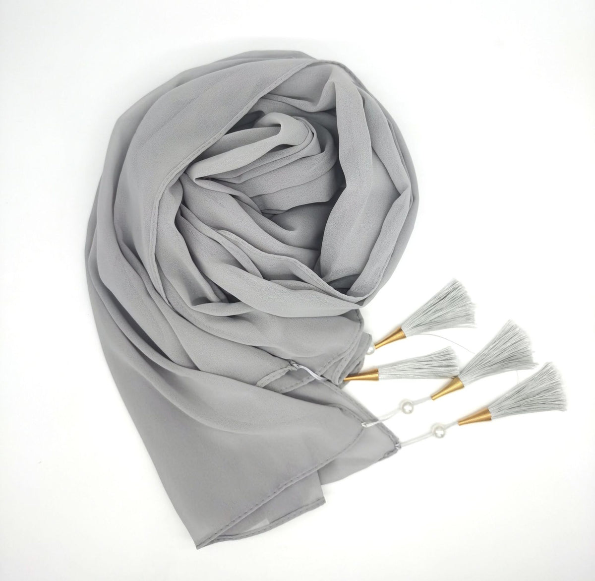 Hijab With Tassel – Elegant Shawl Headscarf for Women